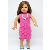 Maxbell Shell Necklace And Bracelet For 18 inch Doll White Pearl 2 - Aladdin Shoppers