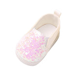 Maxbell Fashionable Sequins Dancing Shoes For 18 Inch Dolls White - Aladdin Shoppers