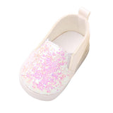 Maxbell Fashionable Sequins Dancing Shoes For 18 Inch Dolls White - Aladdin Shoppers