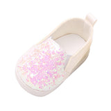 Maxbell Fashionable Sequins Dancing Shoes For 18 Inch Dolls White - Aladdin Shoppers