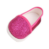Maxbell Fashion Sequins Shoes Flats Shoes For 18 Inch Dolls Rose Red - Aladdin Shoppers