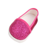 Maxbell Fashion Sequins Shoes Flats Shoes For 18 Inch Dolls Rose Red - Aladdin Shoppers