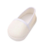 Maxbell Fashion Sequins Shoes Flats Shoes For 18 Inch Dolls White - Aladdin Shoppers