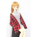 Maxbell Fashion 1/3 Doll Clothes Black Soft Knit Sweater Vest T-shirt Outfit For 70cm uncle BJD for SD17 AOD AS DOD Dolls Gray - Aladdin Shoppers