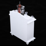 Maxbell 1/12 Dollhouse Miniature Furniture Wine Cabinet Wine Rack Glass Set Model