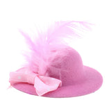 Maxbell 6Pcs Fashion Lady Bowler Doll Hat Caps for28-30cm Barbie Doll Clothes Accs