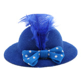 Maxbell 6Pcs Fashion Lady Bowler Doll Hat Caps for28-30cm Barbie Doll Clothes Accs