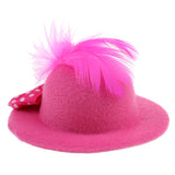 Maxbell 6Pcs Fashion Lady Bowler Doll Hat Caps for28-30cm Barbie Doll Clothes Accs