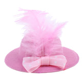Maxbell 6Pcs Fashion Lady Bowler Doll Hat Caps for28-30cm Barbie Doll Clothes Accs