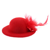 Maxbell 6Pcs Fashion Lady Bowler Doll Hat Caps for28-30cm Barbie Doll Clothes Accs