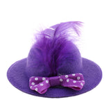 Maxbell 6Pcs Fashion Lady Bowler Doll Hat Caps for28-30cm Barbie Doll Clothes Accs