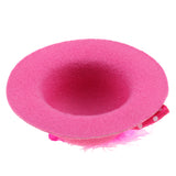 Maxbell 6Pcs Fashion Lady Bowler Doll Hat Caps for28-30cm Barbie Doll Clothes Accs