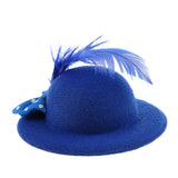 Maxbell 6Pcs Fashion Lady Bowler Doll Hat Caps for28-30cm Barbie Doll Clothes Accs