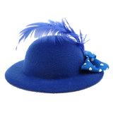 Maxbell 6Pcs Fashion Lady Bowler Doll Hat Caps for28-30cm Barbie Doll Clothes Accs