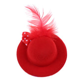 Maxbell 6Pcs Fashion Lady Bowler Doll Hat Caps for28-30cm Barbie Doll Clothes Accs