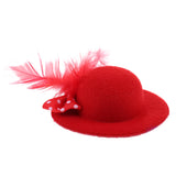 Maxbell 6Pcs Fashion Lady Bowler Doll Hat Caps for28-30cm Barbie Doll Clothes Accs