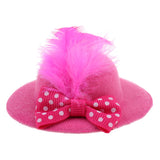 Maxbell 6Pcs Fashion Lady Bowler Doll Hat Caps for28-30cm Barbie Doll Clothes Accs