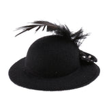 Maxbell 6Pcs Fashion Lady Bowler Doll Hat Caps for28-30cm Barbie Doll Clothes Accs