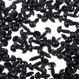Maxbell 300 Pieces 8mm Plastic Safety Eyes for Teddy Bear Animals Doll Making DIY