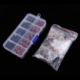 Maxbell 130 Pieces Plastic Safety Noses for Bear Animals Dolls Making Black & Brown