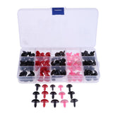 Maxbell 132 Pieces Plastic Safety Noses for Bear Animals Dolls Crafts DIY Making