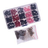 Maxbell 132 Pieces Plastic Safety Noses for Bear Animals Dolls Crafts DIY Making