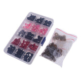 Maxbell 132 Pieces Plastic Safety Noses for Bear Animals Dolls Crafts DIY Making