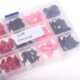 Maxbell 132 Pieces Plastic Safety Noses for Bear Animals Dolls Crafts DIY Making