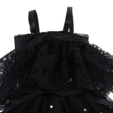 Maxbell Lovely Black Doll Dress Skirt for 60cm Night Lolita Doll Clothes Accessories