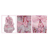 Maxbell 1/3 BJD Pink Floral Lolita Dress With Accessory For Night Lolita Girl Dolls