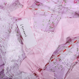 Maxbell 1/3 BJD Pink Floral Lolita Dress With Accessory For Night Lolita Girl Dolls