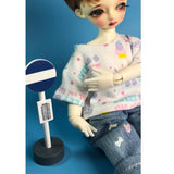 Maxbell Short Sleeve Sweet Loungewear Clothes fr 1/6 BJD Ball Jointed Doll Accessory