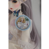 Maxbell Sweet 1/3 BJD Girl Doll Straight Wig Super Dollfie Wig Long Hair Silver Gray