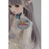 Maxbell Sweet 1/3 BJD Girl Doll Straight Wig Super Dollfie Wig Long Hair Silver Gray