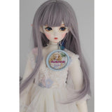Maxbell Sweet 1/3 BJD Girl Doll Straight Wig Super Dollfie Wig Long Hair Silver Gray