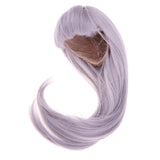 Maxbell Sweet 1/3 BJD Girl Doll Straight Wig Super Dollfie Wig Long Hair Silver Gray