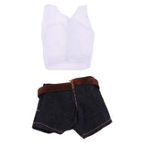 Maxbell Fashionable Casual Two-piece Outfits Vest And Pants For 30cm Barbie Dolls