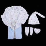 Maxbell Cotton Hat Blanket Underpants Socks Magnetic Pacifier for Newborn Baby Doll