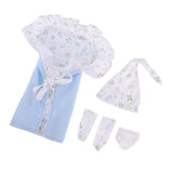 Maxbell Cotton Hat Blanket Underpants Socks Magnetic Pacifier for Newborn Baby Doll
