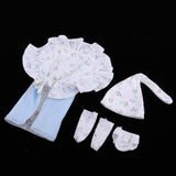 Maxbell Cotton Hat Blanket Underpants Socks Magnetic Pacifier for Newborn Baby Doll