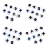 Maxbell 5 Pairs Acrylic Eyeballs Eyes for Newborn Baby Doll BJD Doll Accs DIY 24mm - Aladdin Shoppers