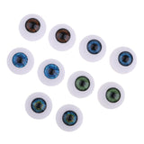 Maxbell 5 Pairs Acrylic Eyeballs Eyes for Newborn Baby Doll BJD Doll Accs DIY 24mm - Aladdin Shoppers