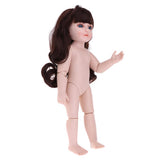 Maxbell Beautiful 45cm DIY Nude Jointed Dolls for SD BJD Girl Doll Ball Jointed Doll