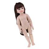 Maxbell Beautiful 45cm DIY Nude Jointed Dolls for SD BJD Girl Doll Ball Jointed Doll