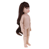 Maxbell Beautiful 45cm DIY Nude Jointed Dolls for SD BJD Girl Doll Ball Jointed Doll