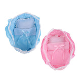 Maxbell Lovely Baby Doll Sleeping Bag Set for 26-28cm Dolls Accessories Pink&Blue