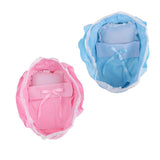 Maxbell Lovely Baby Doll Sleeping Bag Set for 26-28cm Dolls Accessories Pink&Blue