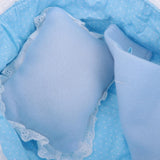 Maxbell Lovely Baby Doll Sleeping Bag Set for 26-28cm Dolls Accessories Pink&Blue