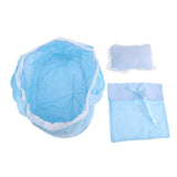 Maxbell Lovely Baby Doll Sleeping Bag Set for 26-28cm Dolls Accessories Pink&Blue