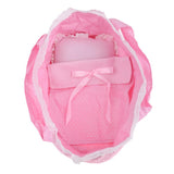 Lovely Dotted Doll Sleeping Bag Set for 26-28cm Dolls Accessories Pink